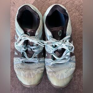 Merrell‎ Siren HEX Womens US 7.5 Aqua Grey Hiking Trail Sneakers